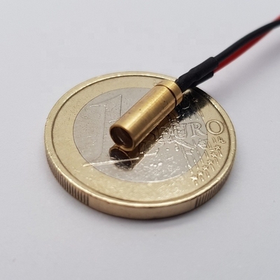 650nm 5VDC 라인 레이저 모듈, 5000 시간 수명 및 청동 금장형 하우징