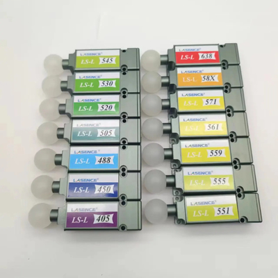 섬유 유형 3.5μm 405nm 450nm 455nm 488nm 블루 레이저 1mW 5mW 10mW 점 레이저 모듈