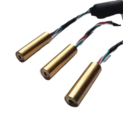 5VDC 650nm 레드 레이저 모듈, 25C에서 긴 수명 MTTF 및 청동 가구 재료