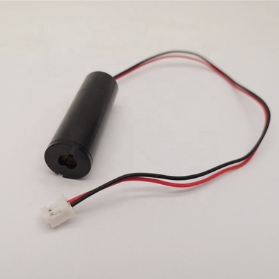 10mrad 빔 정렬 허용 15mW 녹색 레이저 모듈 1300-1400mm 머리카락 길이