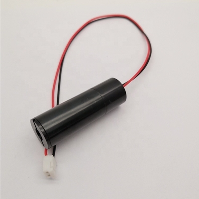 10mrad 빔 정렬 허용 15mW 녹색 레이저 모듈 1300-1400mm 머리카락 길이
