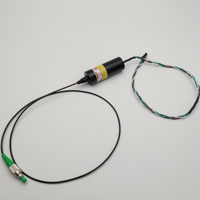 블랙 애노디제 알루미늄 하우싱과 함께 컴팩트 520nm 녹색 레이저 섬유 결합 모듈
