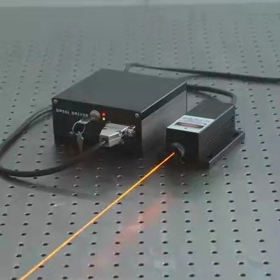 DPSS 50mW 노란색 589nm 레이저 모듈