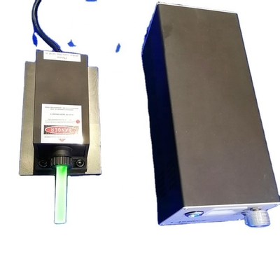 고체 상태 DPSS 레이저 1.8 KG 무게와 85mm 빔 높이 100mW 노란색 레이저