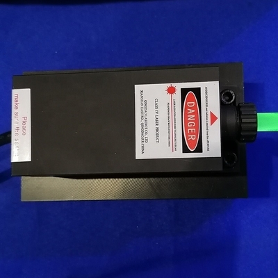 고체 상태 DPSS 레이저 1.8 KG 무게와 85mm 빔 높이 100mW 노란색 레이저
