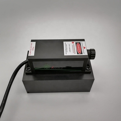 고체 상태 DPSS 레이저 1.8 KG 무게와 85mm 빔 높이 100mW 노란색 레이저