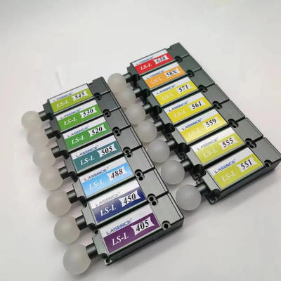30mW CW 545nm 녹색 가우스 선 레이저 모듈