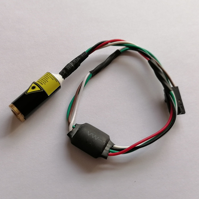 5000시간 수명 녹색 532nm 점 레이저 5mW 빠른 상승 시간 및 집중 가능한 디자인
