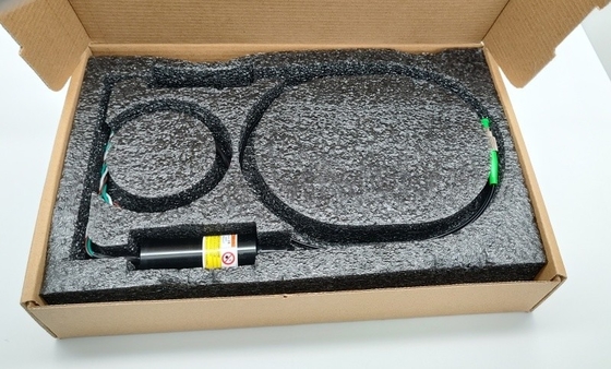 라저 소스를 위한 520nm 30mw 녹색 광섬유 결합 레이저 모듈